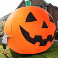 ZPISF 10 FT Halloween Inflatables Giant Pumpkin Outdoor Decorations / Giant Pumpkin with Rotating LEDs Outdoor Decoration...